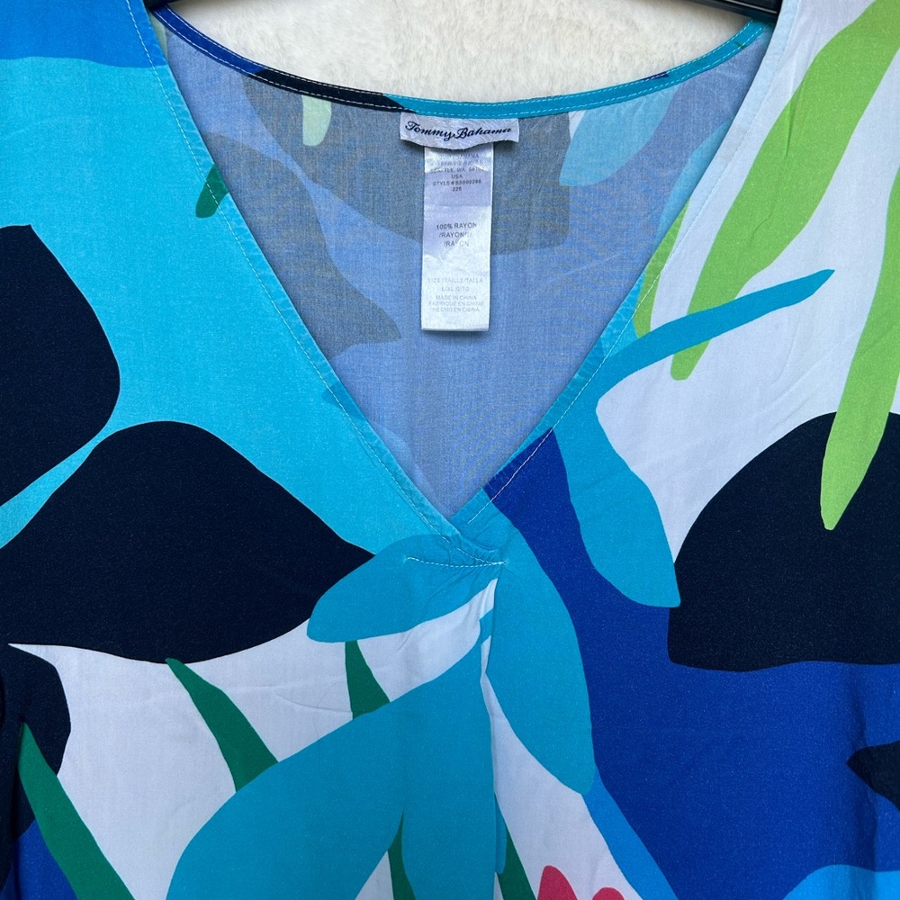 Tommy Bahama Paloma Palms Kaftan Tunic - Picture 6 of 13
